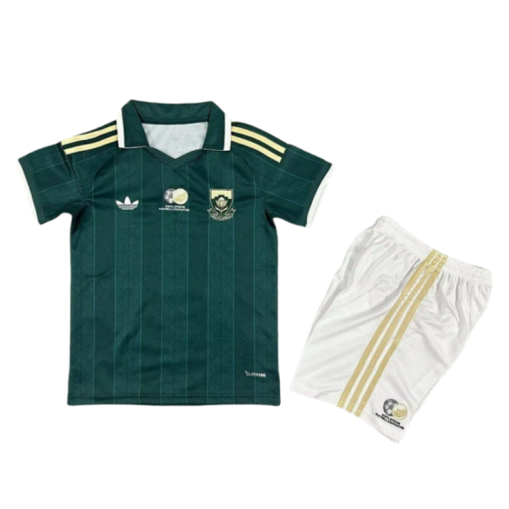 South Africa World Cup 2026 Away Kids Short Sleeve Kit &amp; Jersey + Shorts Fan Version