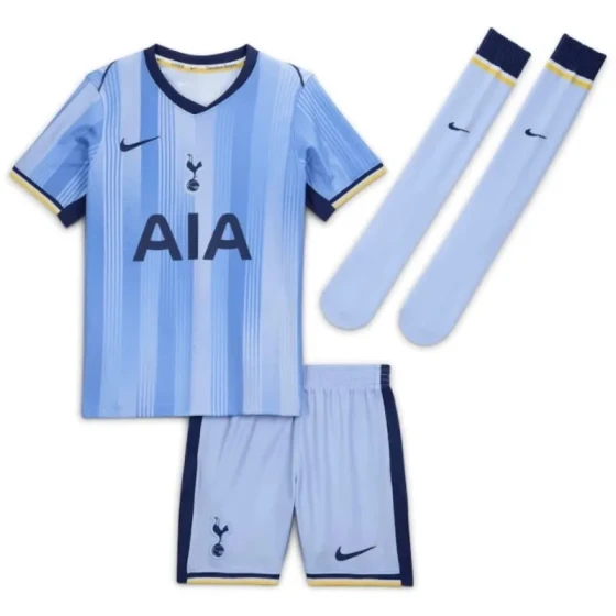 Kids Tottenham Hotspur Away Full Kits(Jersey+Shorts+Socks) 2024/25