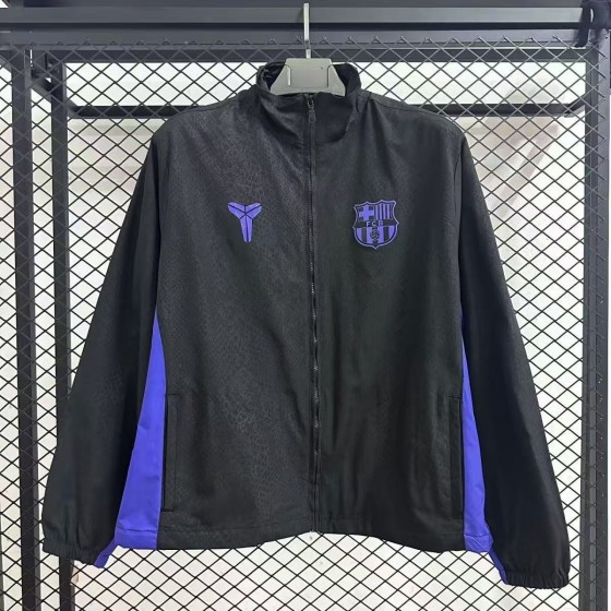 Barcelona 2025-26 Training windbreaker waterproof jacket Football jersey