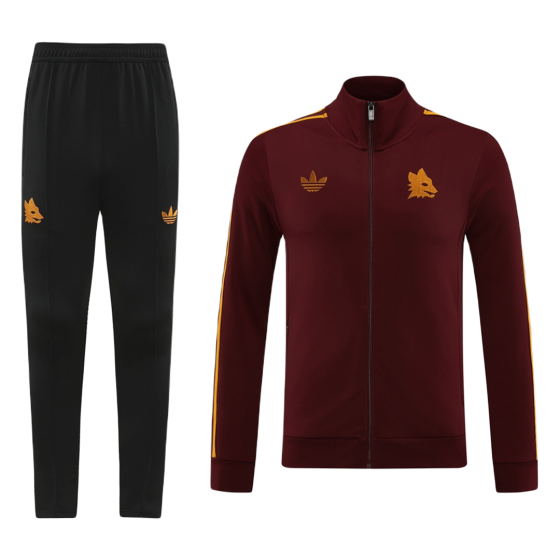 Roma long sleeve football jersey training sportswear 24-25