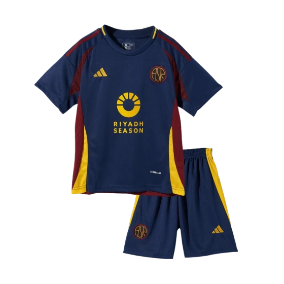 Kids Roma Custom Third Away Soccer Kits 2024-25