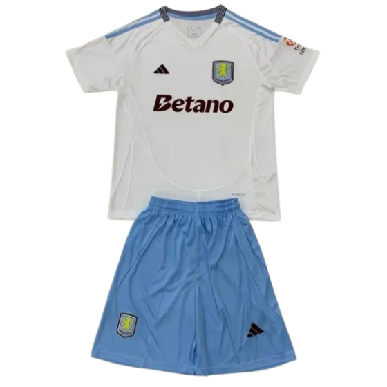 Kids Aston Villa Away Kits(Jersey+Shorts) 24/25