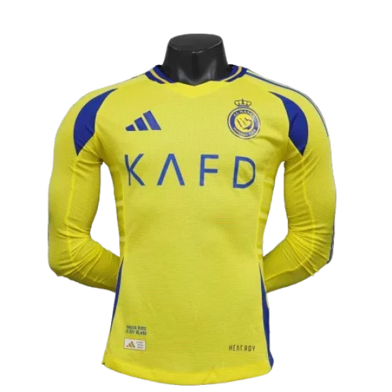 24-25 Al Nassr Home Long Sleeve Jersey Player Version