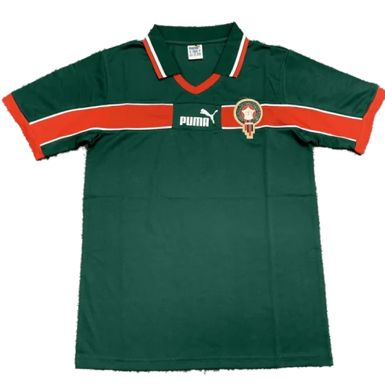 Morocco World Cup 1998 Rrtro Jersey Home