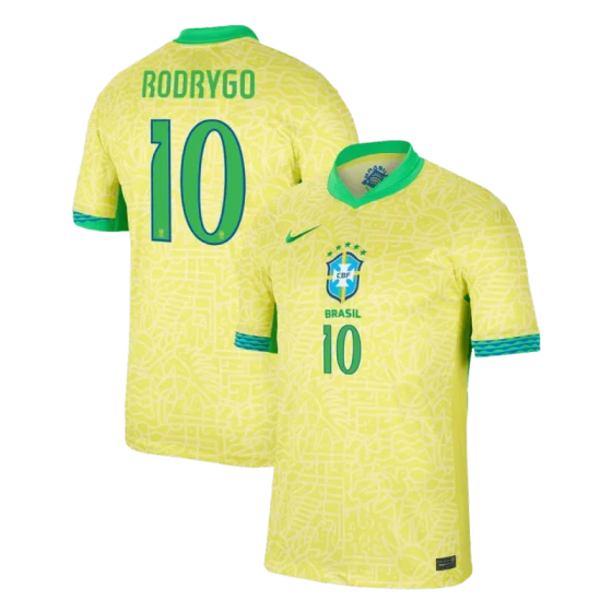 Brazil Home Jersey RODRYGO #10 VINI JR. #7 Copa America 2024