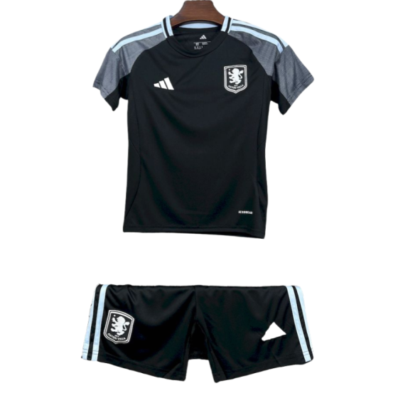 Aston Villa Away Kids kit Football jersey 2025-26
