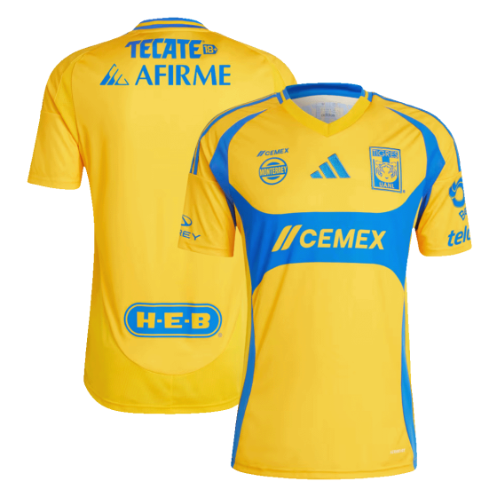 Tigres UANL Soccer Jersey Home Shirt 2024-25
