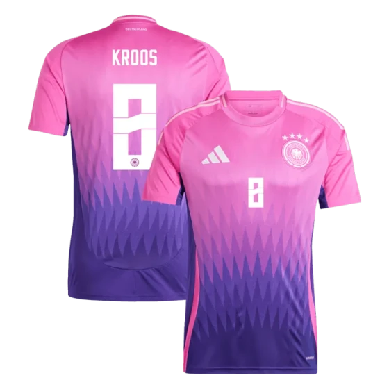 Germany Away KROOS #8 MUSIALA #10 HAVERTZ #7 WIRTZ #17 Jersey EURO 2024