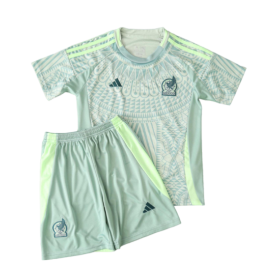 Kids Mexico Copa América Away Soccer Kits 2024