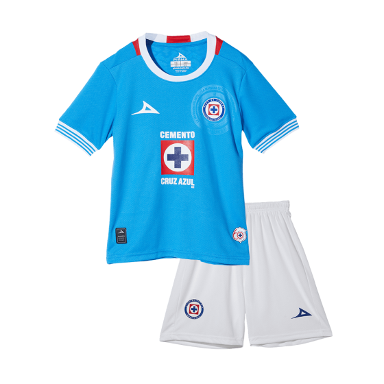 Kids Cruz Azul Home Soccer Kits 2024-25