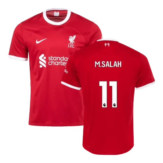 23-24 M.SALAH #11 VIRGIL #4 SZBOSZLAI #8 MAC ALLISTER #10 Liverpool Home Jersey