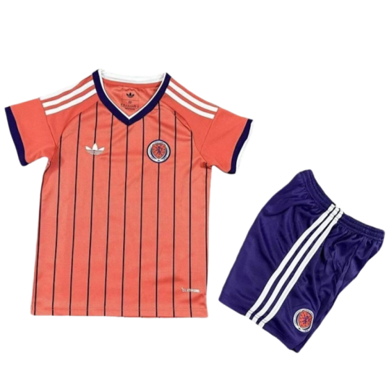 Scotland World Cup 2026 Away Kids Short Sleeve Kit &amp; Jersey + Shorts Fan Version