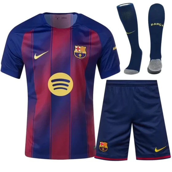 Barcelona Home Football jersey Full 2025-26 kit Fan Version