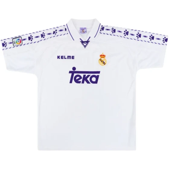 Real Madrid Retro Jersey Home Shirt 1996-97