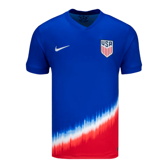 Men USA Nation Soccer Jersey Away Shirt 2024