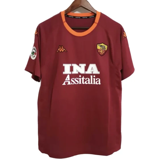 Roma 2000/01 Retro Jersey Home