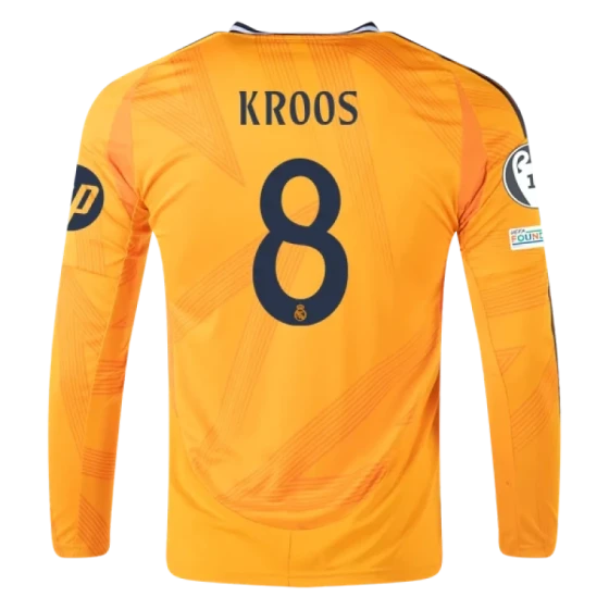 24-25 Real Madrid Away Soccer Jersey Long Sleeve