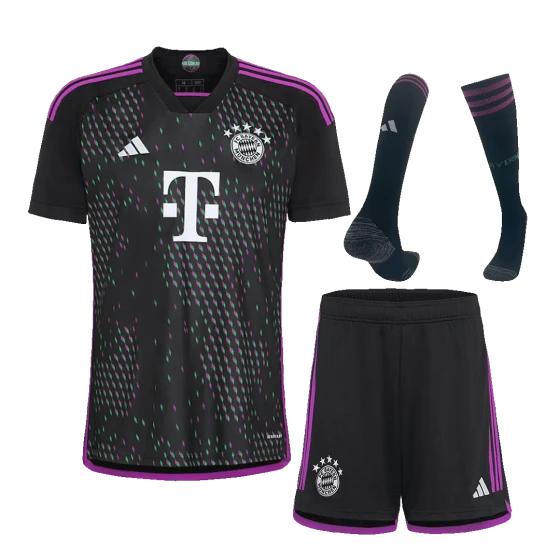 23-24 Bayern Munich Away Whole Kit （Jersey+Shorts+Socks）