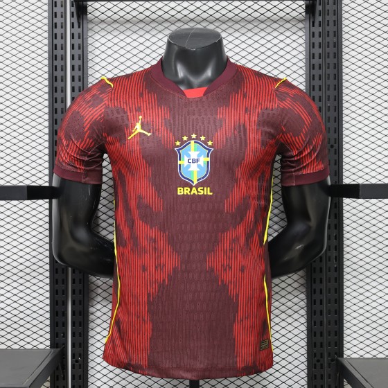 Brazil World Cup 2026 Red Short Sleeve Special Edition Jersey Player Version