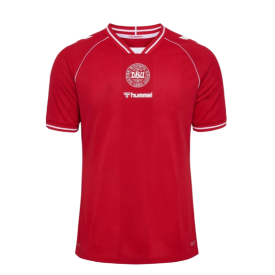 Denmark World Cup 2026 Home Short Sleeve Kit &amp; Jersey Fan Version
