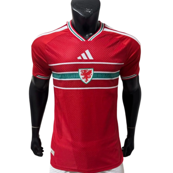 Wales World Cup 2026 Home Short Sleeve Kit &amp; Jersey Player Version