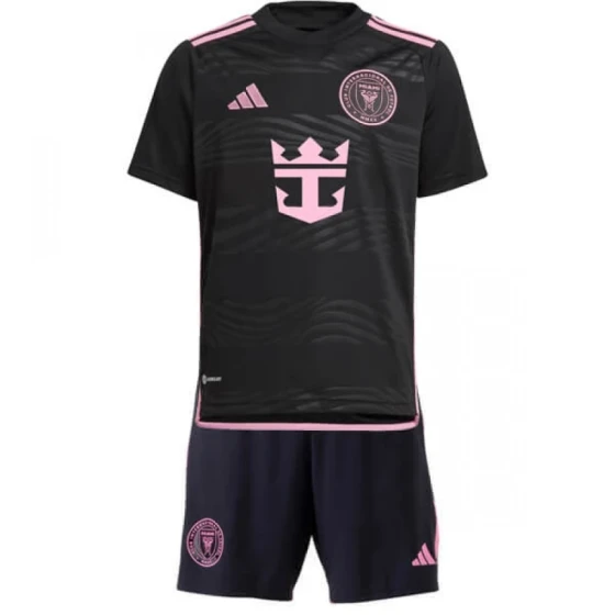 24-25 Inter Miami Away Kids Kits Children Sets Football Jersey