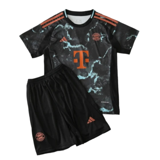 24-25 Bayern Munich Away Kids Soccer Jerseys