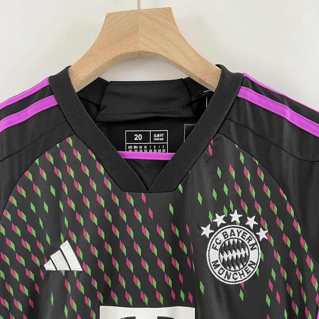 23-24 Kids Bayern Munich Away Kit Jersey+Shorts