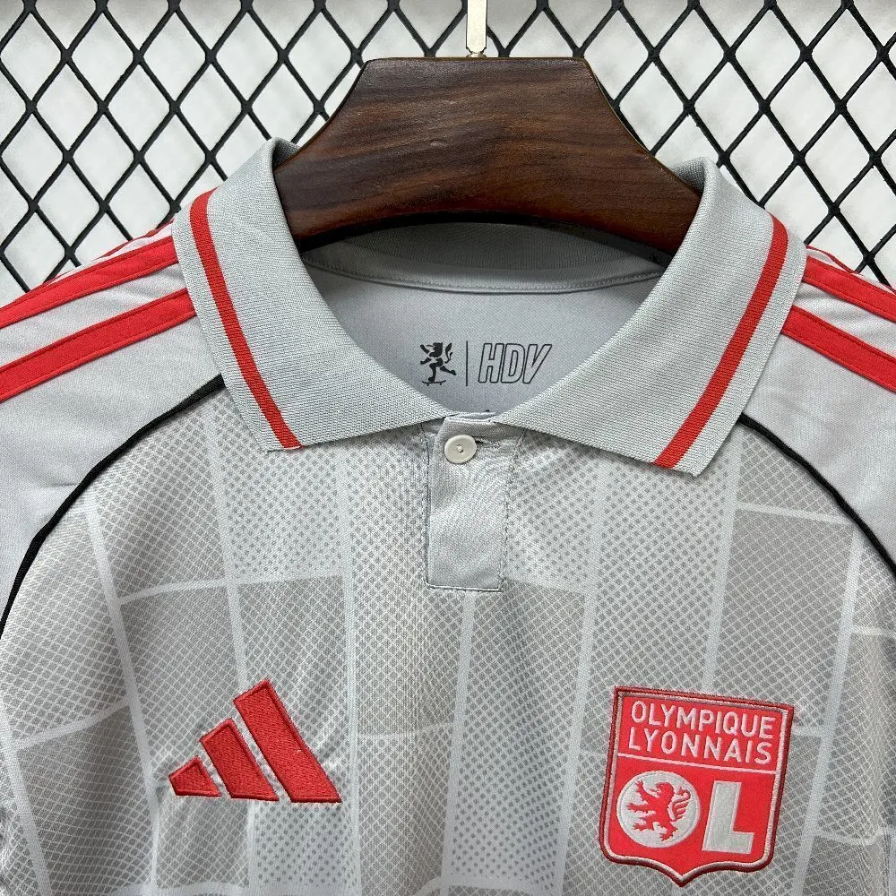 2025-26 olympique Lyonnais Third Away Football jersey Fan version