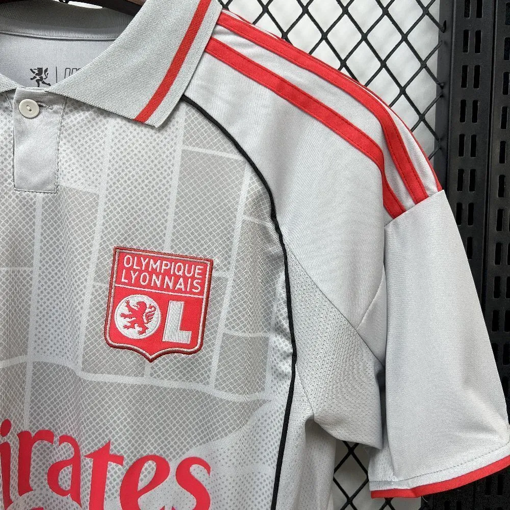 2025-26 olympique Lyonnais Third Away Football jersey Fan version