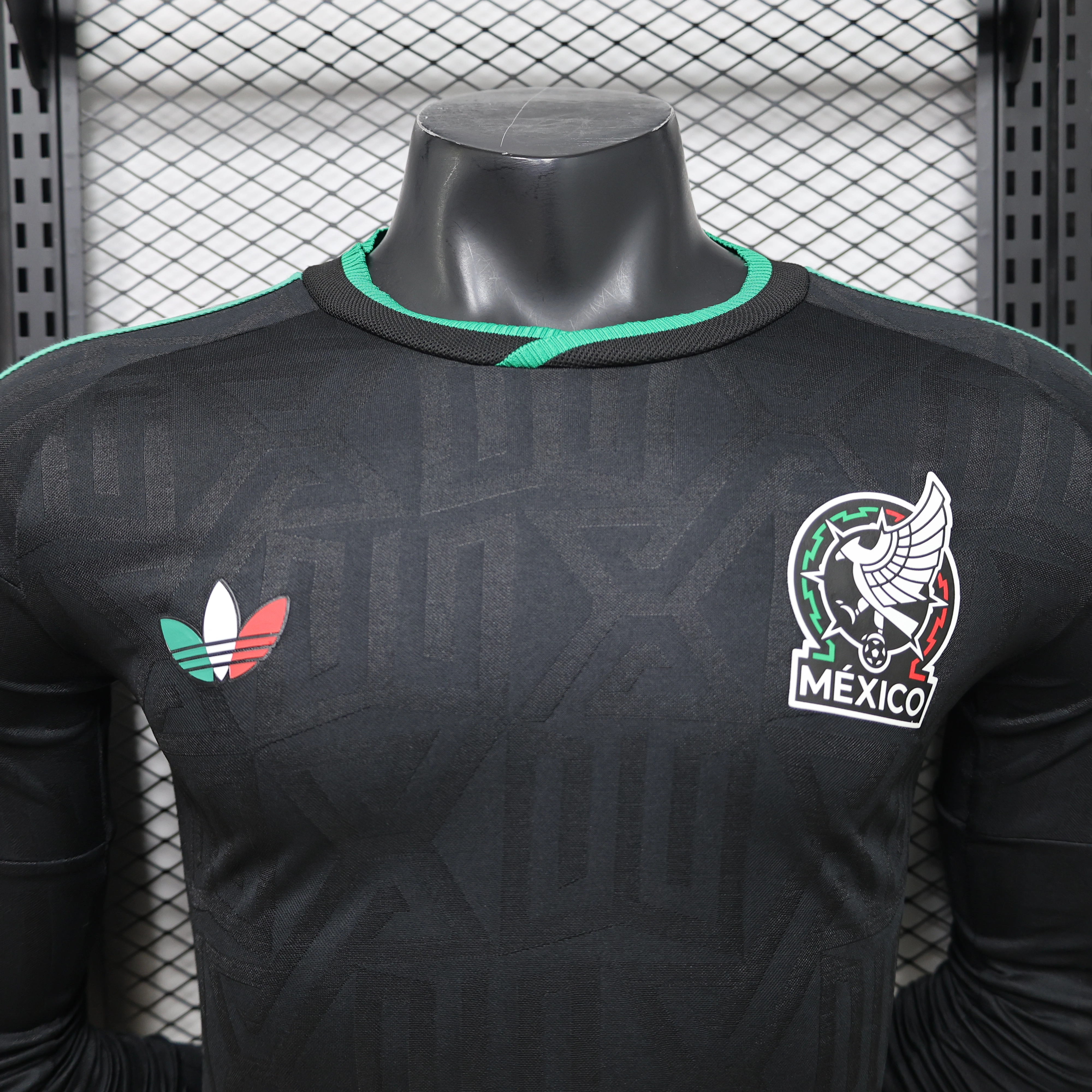 Mexico 2026 World Cup Third Long Sleeve Kit & Jersey Player Version