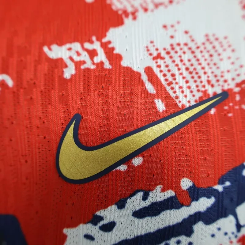 24/225 PSG Away Player version white red yellow blue Soccer Jersey