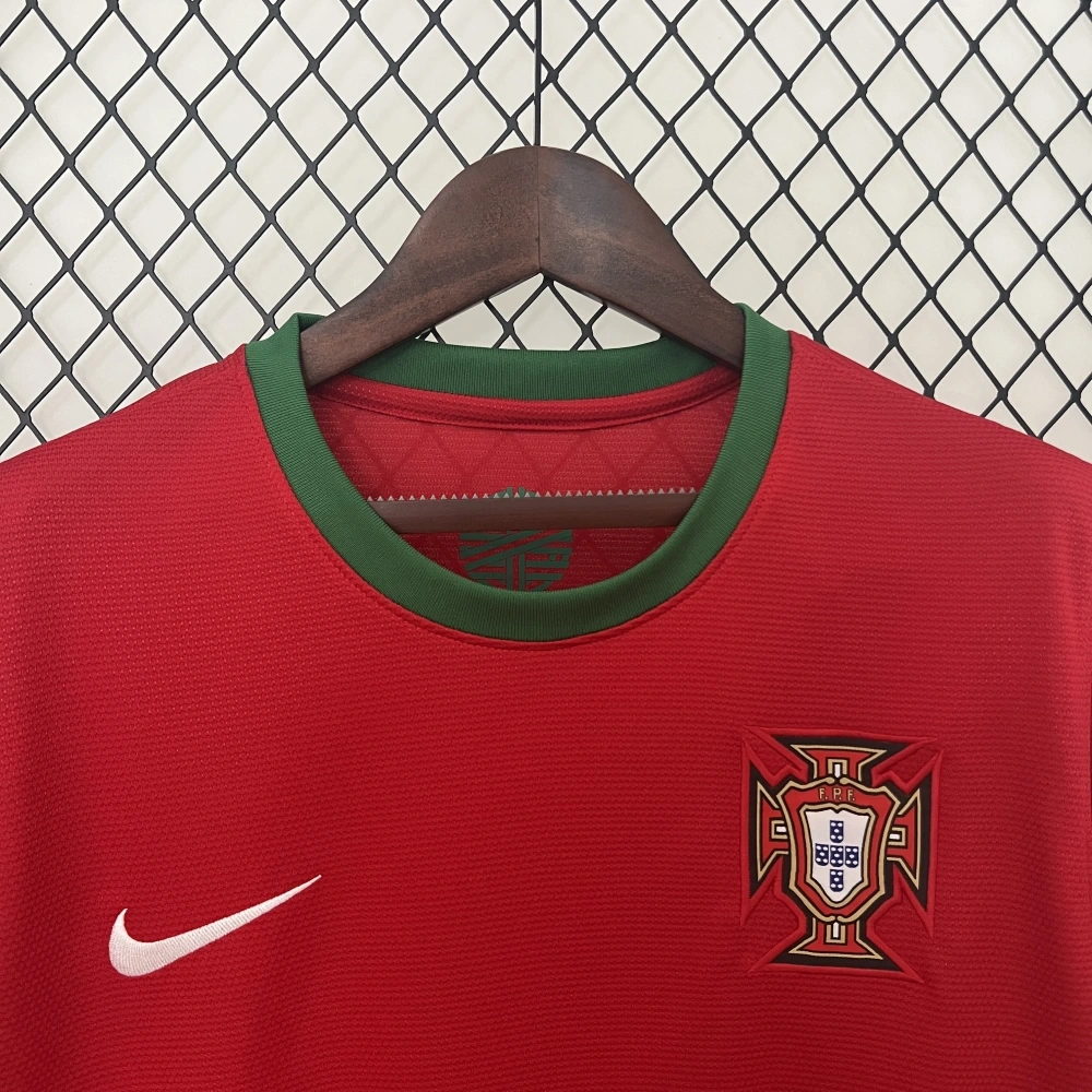 2012 Portugal Retro Home Soccer Jersey Fan Version