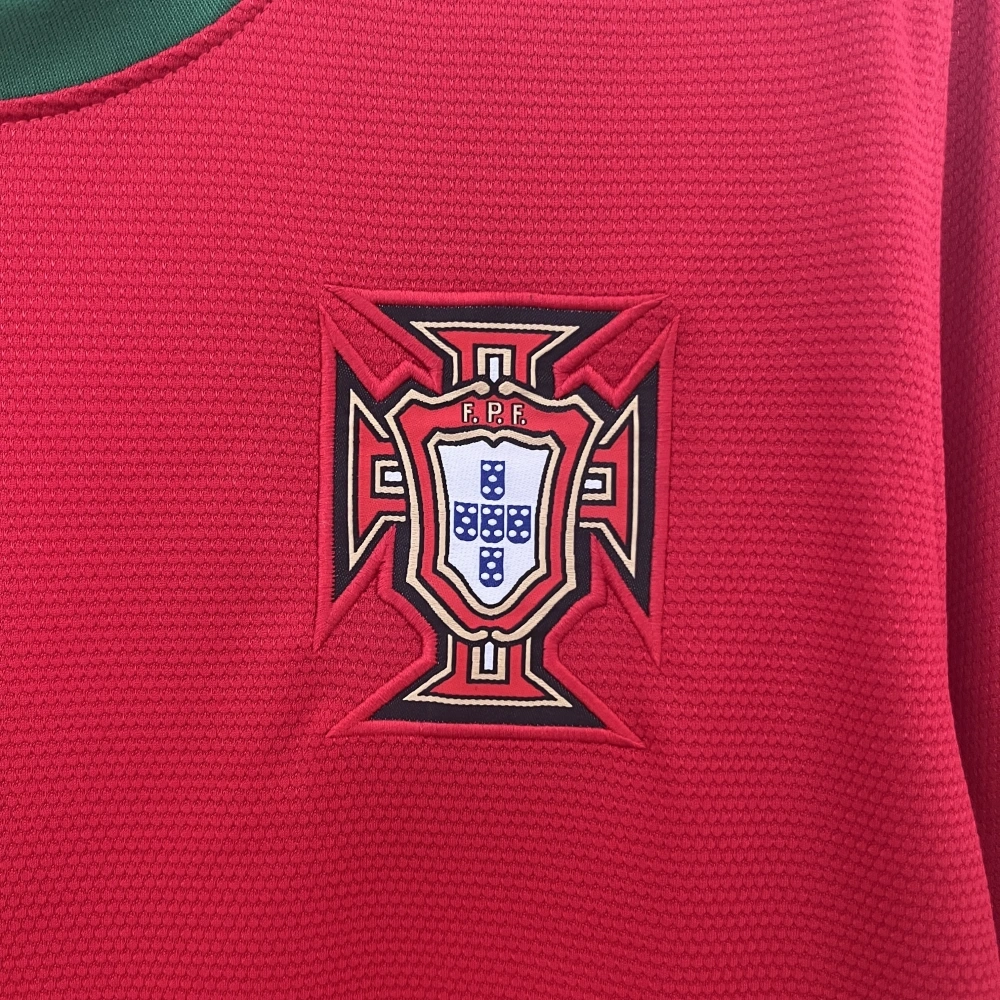 2012 Portugal Retro Home Soccer Jersey Fan Version
