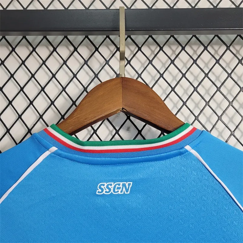 2023/24 Kids Napoli Home Kit(Jersey+Shorts)