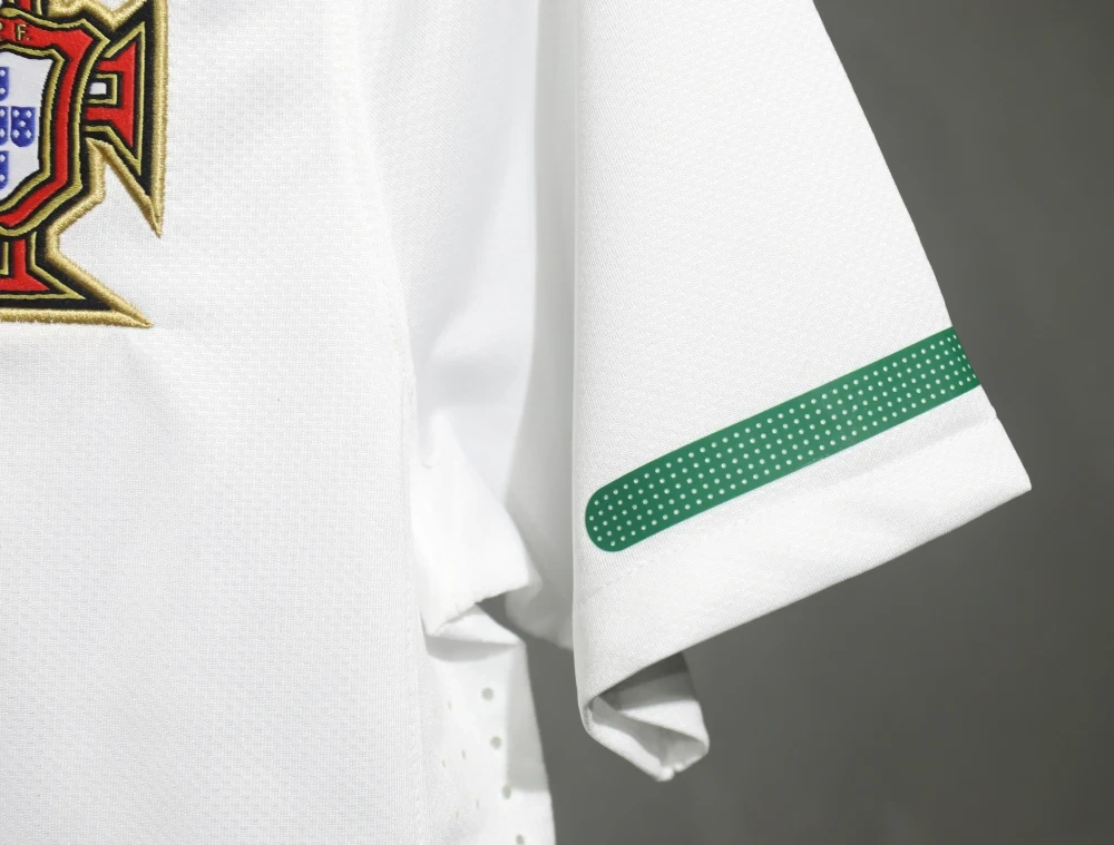 2010 Portugal Retro Away Soccer Jersey Fan Version