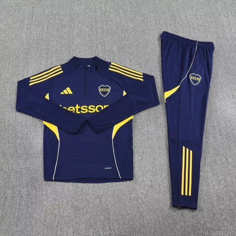 2025-26 Boca juniors Training Kit (Sweatshirt+Pants) Blue