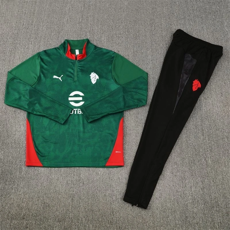 2025-26 AC Milan Training Kit (Sweatshirt+Pants) Blue