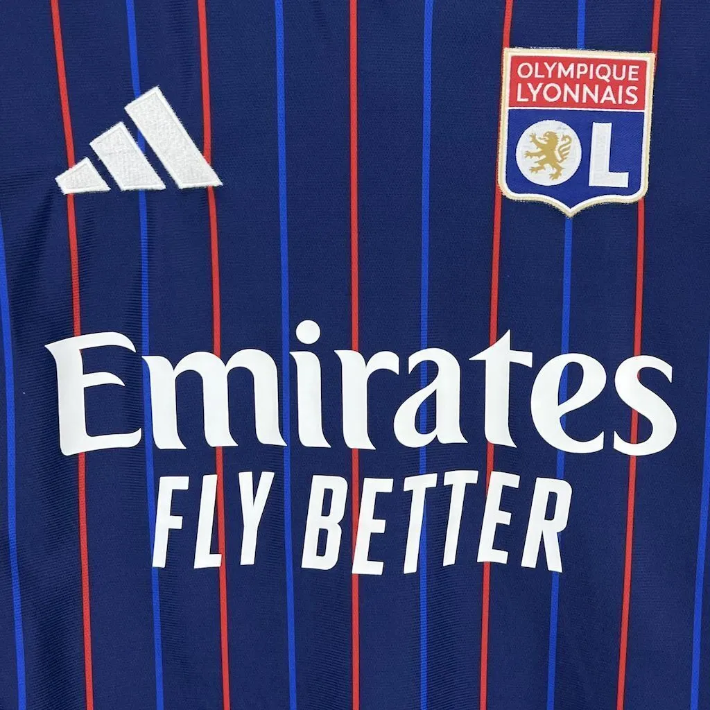 2025-26 olympique Lyonnais Away Football jersey Fan version
