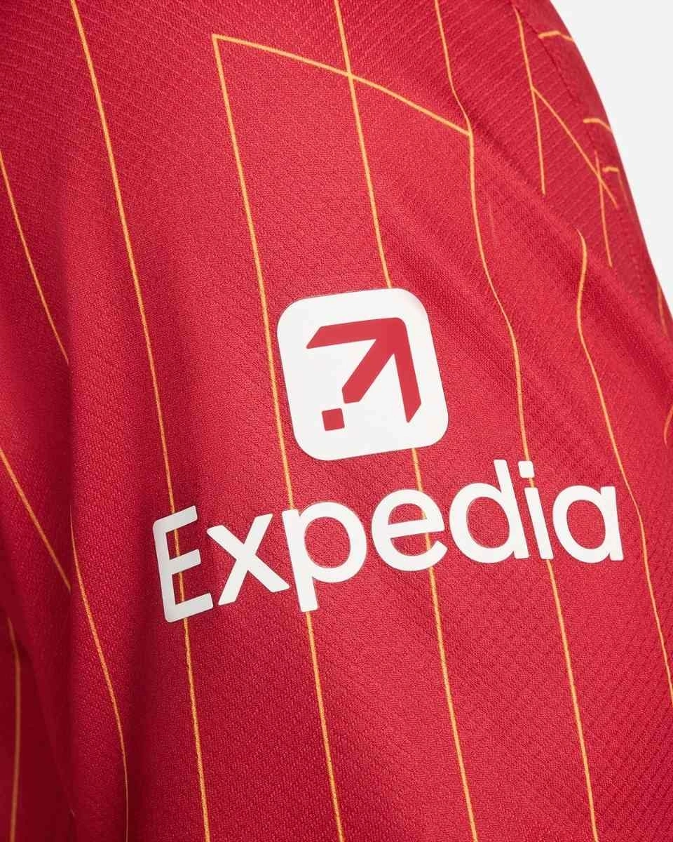 24-25 Liverpool Premier League Champions League Home Player Edition Football Shirt