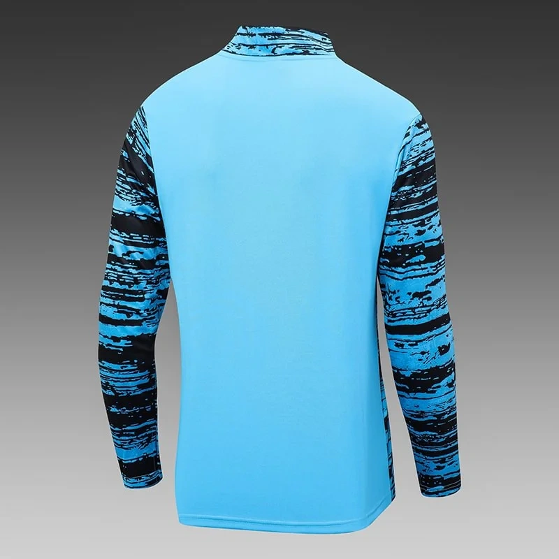 2024/2025 Al-Nassr Half-Pull Training Suit Blue Black Football Shirt