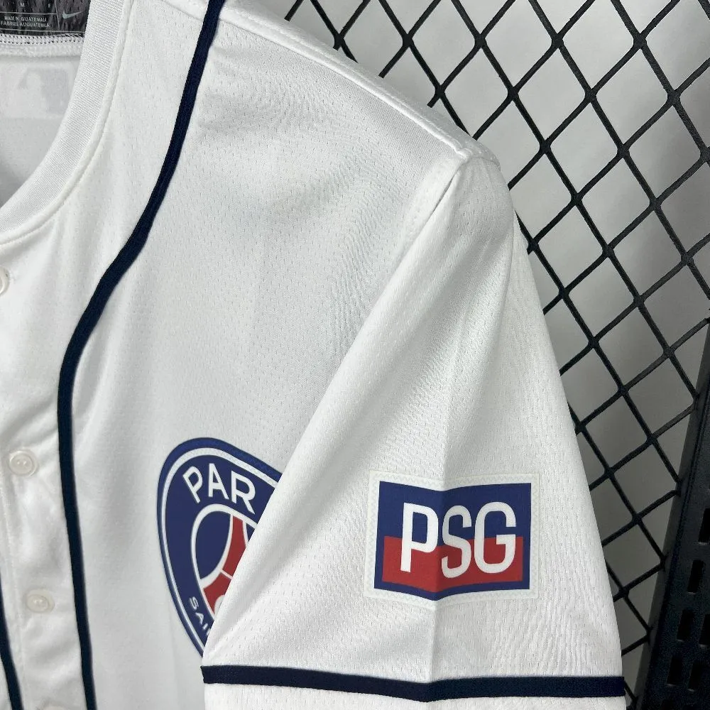 PSG White US Pack Baseball Uniform 2025-26
