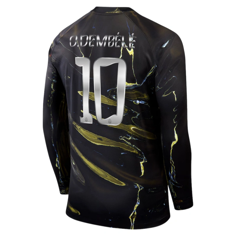 2025-26 PSG Jordan Night Edition 5th Away Long sleeves Football jersey Fan version