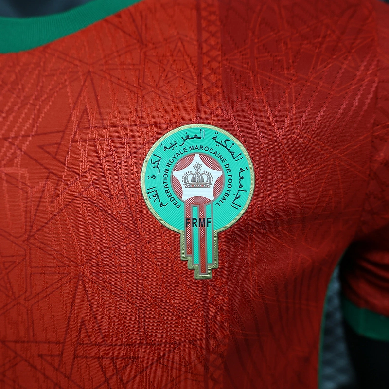 2025 Morocco Home Soccer Shirt  Player Version