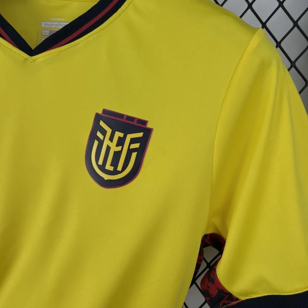Ecuador World Cup 2026 Home Short Sleeve Kit & Jersey Fan Version