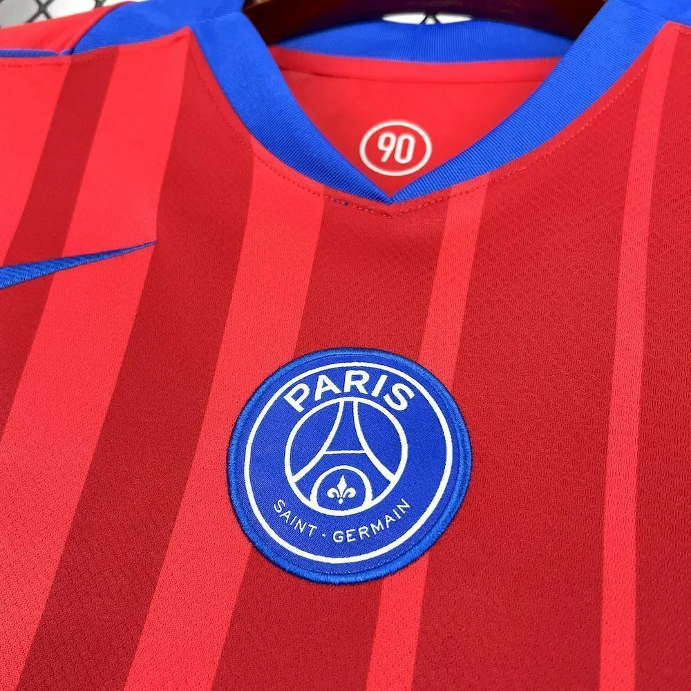 PSG Away Long Sleeve Football Shirt 2025-26 Fan Version