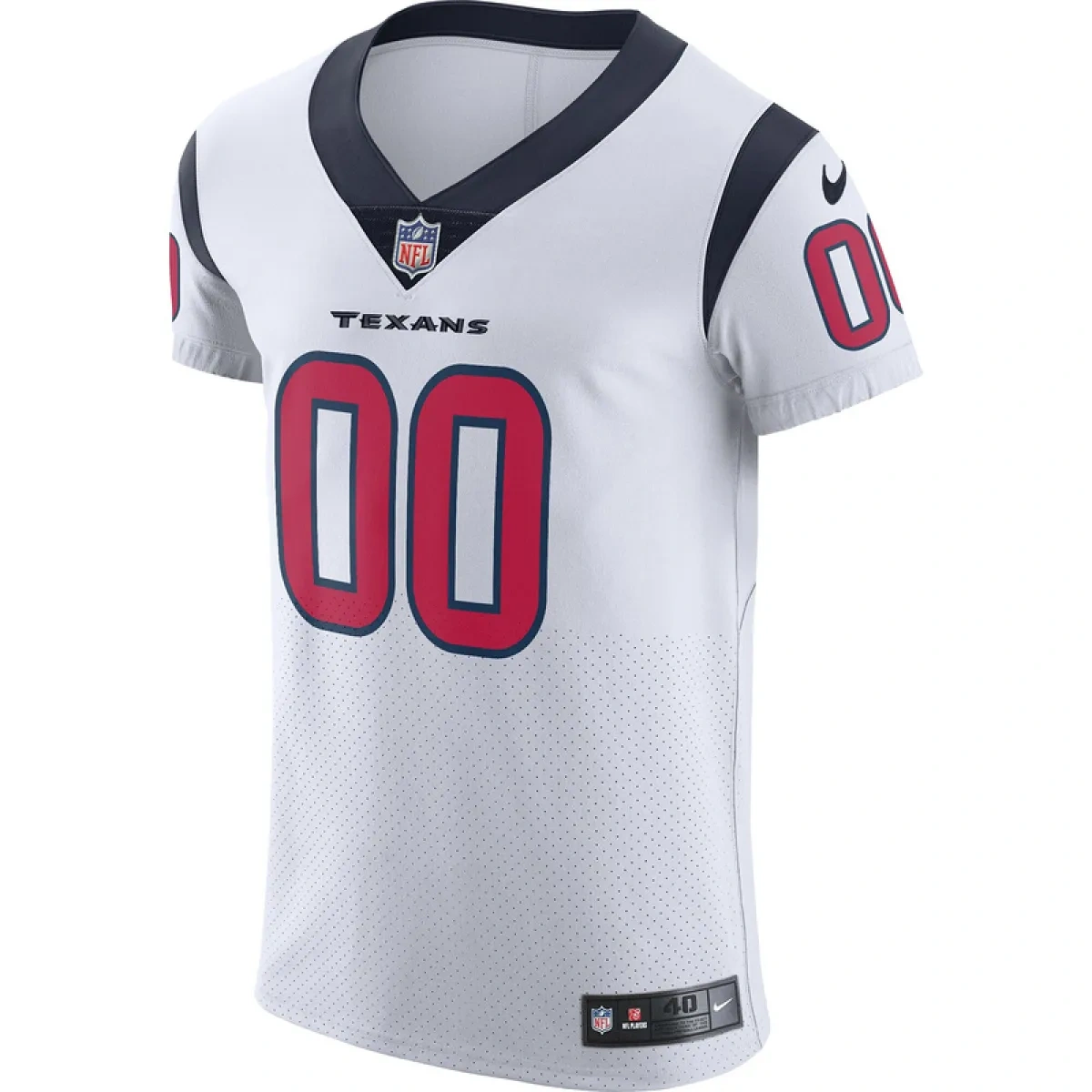 Men's Houston Texans White Vapor Untouchable Custom Elite Jersey