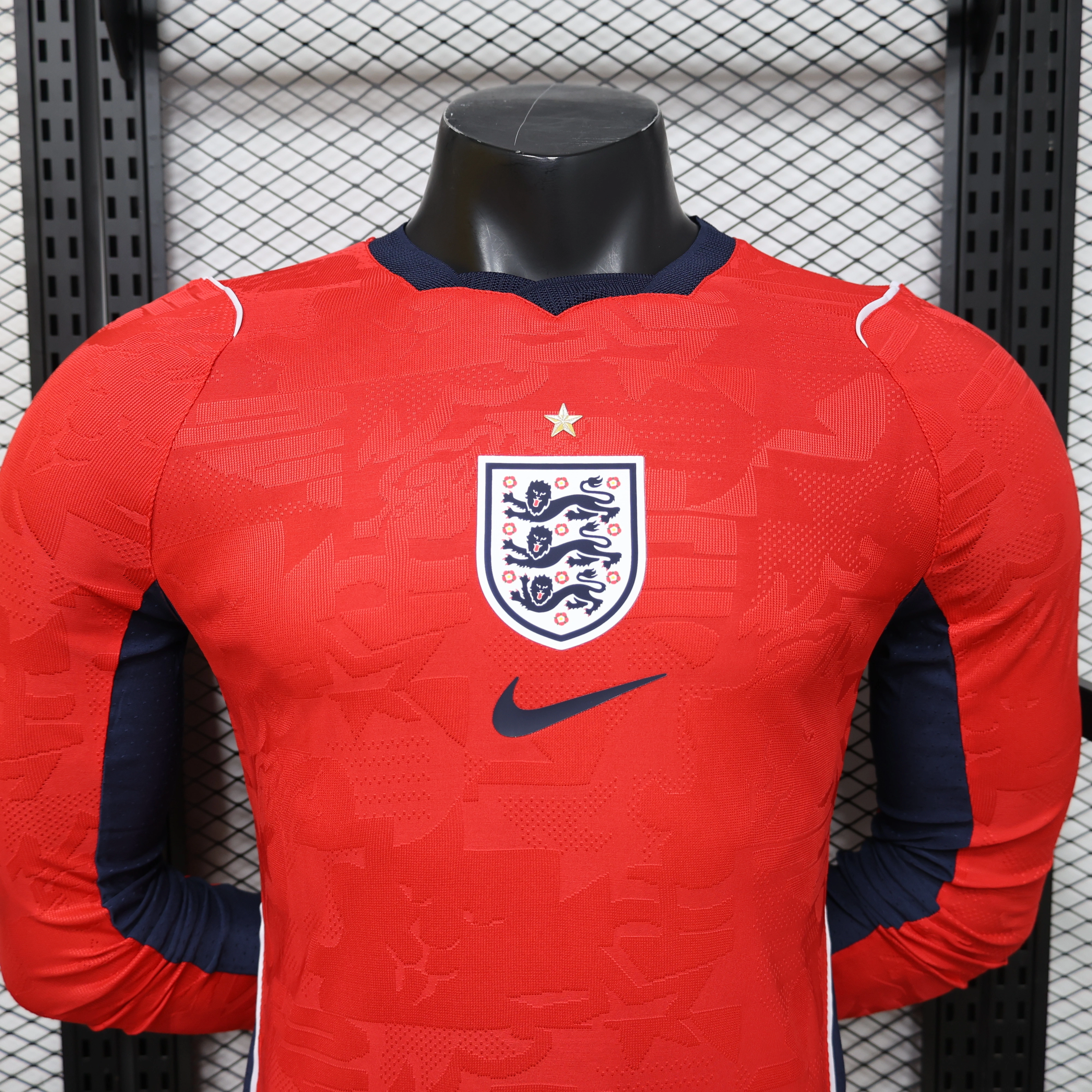England World Cup 2026 Away Long Sleeve Kit & Jersey Player Version
