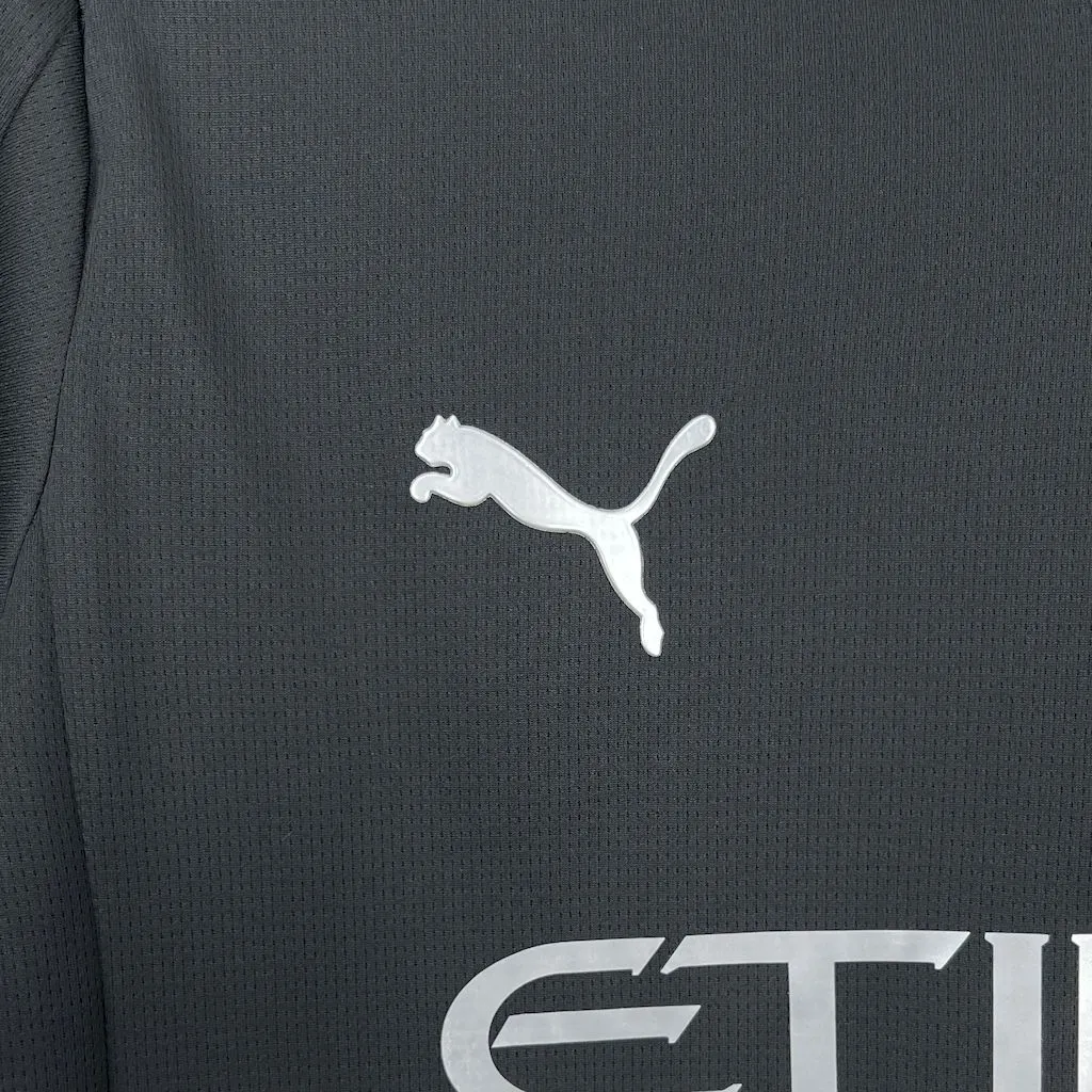 Manchester City Black Away Football Shirt 2025/2026  Fan  Version