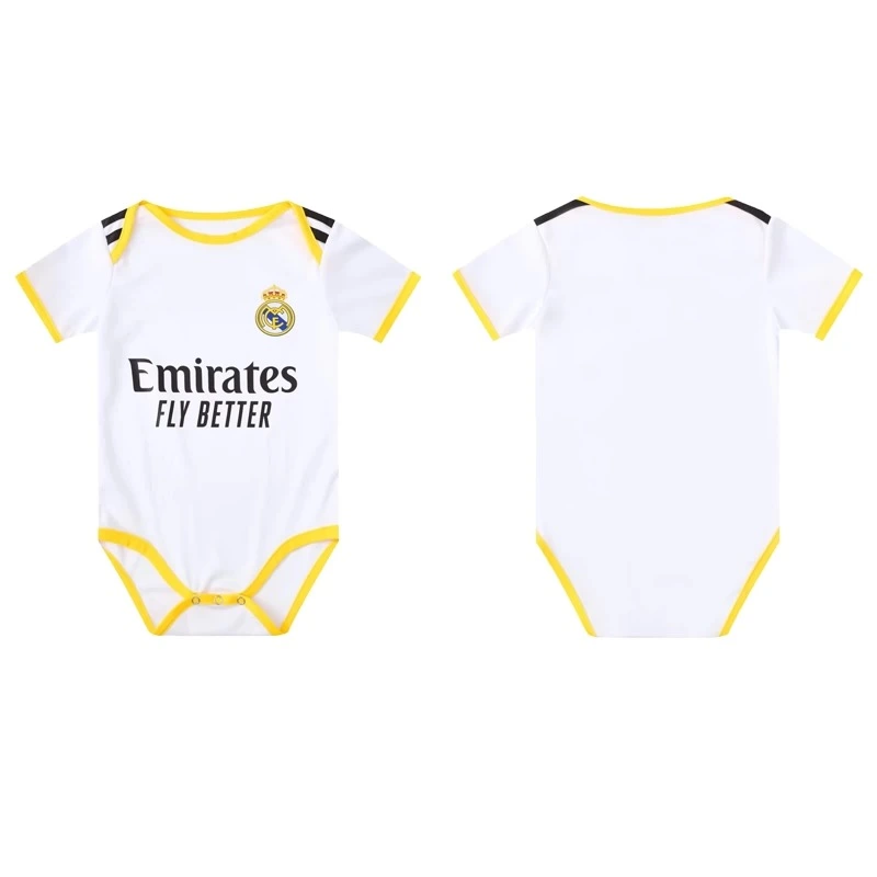 League club baby sports jumpsuit football jersey crawling Kids suit Football Gift